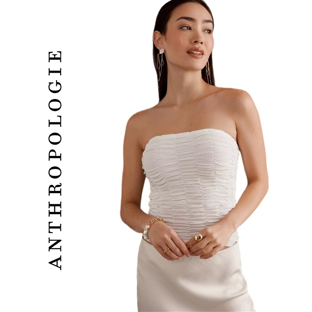 Anthropologie Ruched Tube Top